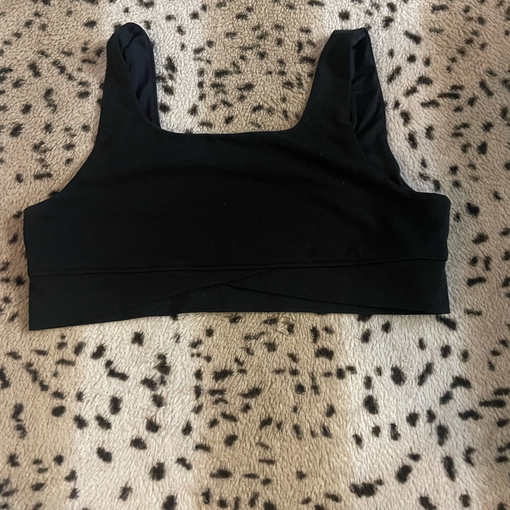 Old Navy Black Tank Top with Scoop Neckline
